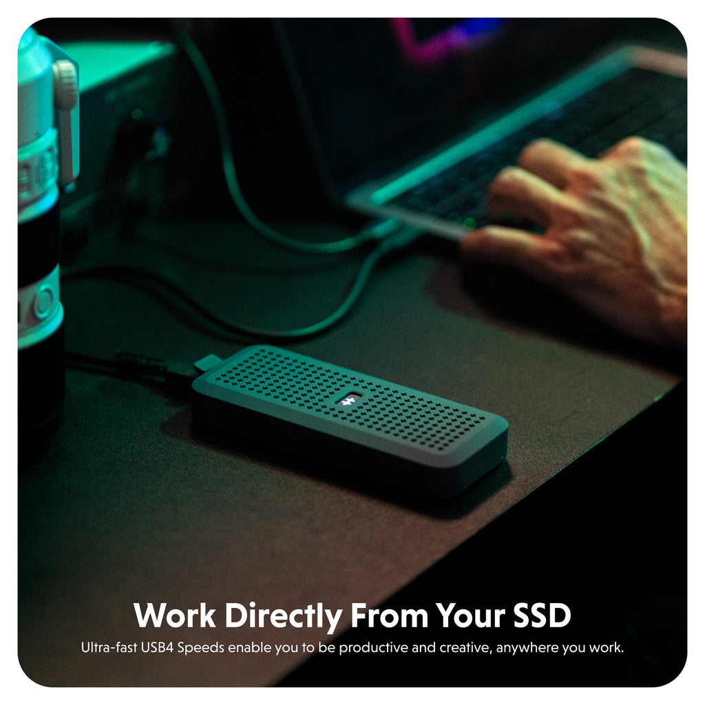 Box Ổ Cứng SSD HyperDrive Next USB4 NVME SSD ENCLOSURE – HD5001GL