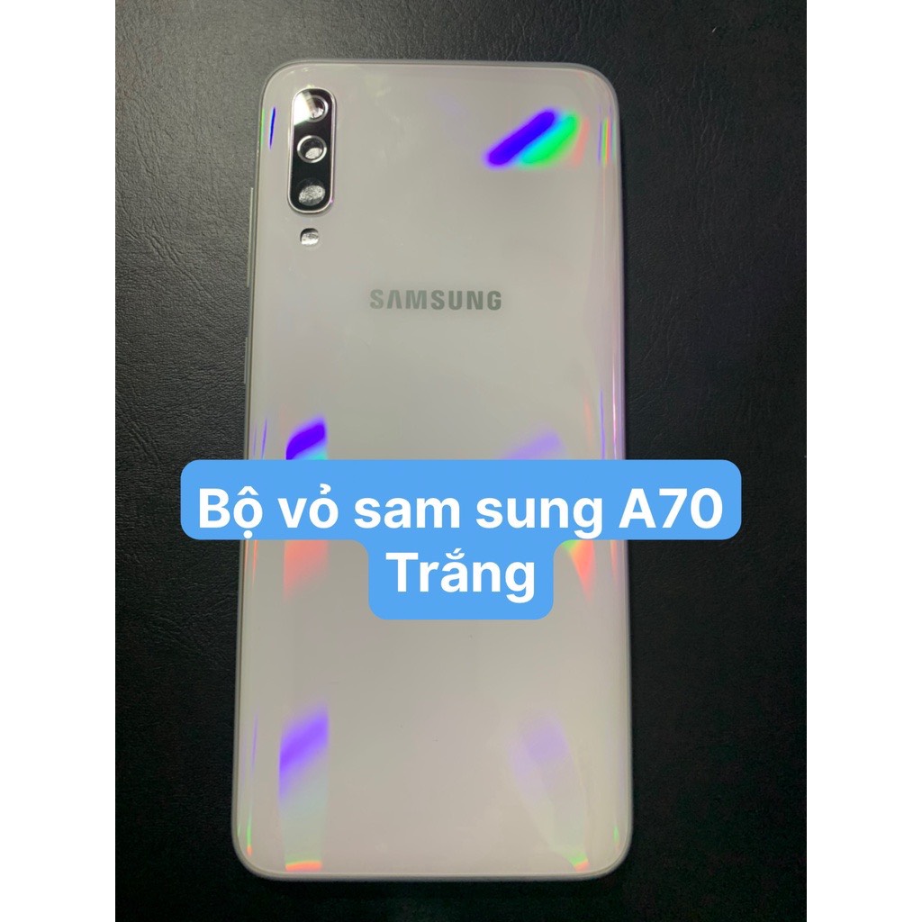 Bộ vỏ sam sung a70 (GỒM:LƯNG,SƯỜN,XƯƠNG,PHÍM,BẤM,KÍNH CAM)