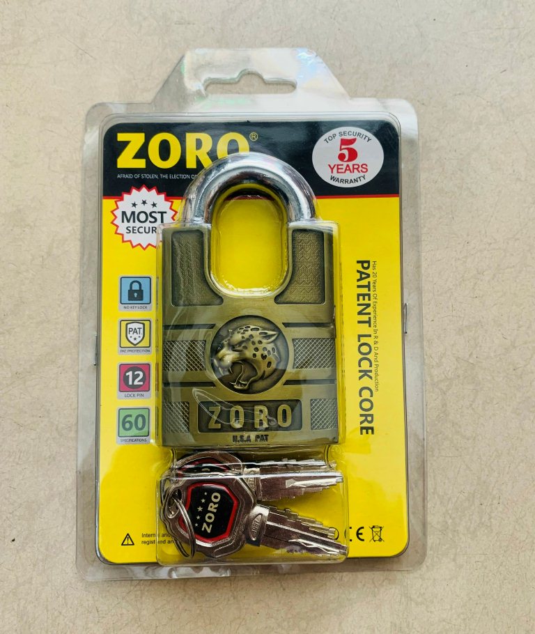 [HCM]Ổ khóa ZORO 6 phân chống cắt đầu con báo