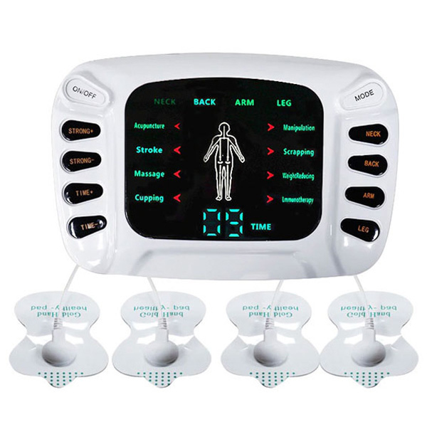 Máy Massage Xung Điện [Freeship] Máy massage xung điện 8 miếng dán YTK-309B - Sử dụng dòng xung điện có tần số thấp massage vào các vùng cơ thông qua miếng dán, khắc phục tình trạng mệt mỏi, căng thẳng, đau nhức trên cơ thể
