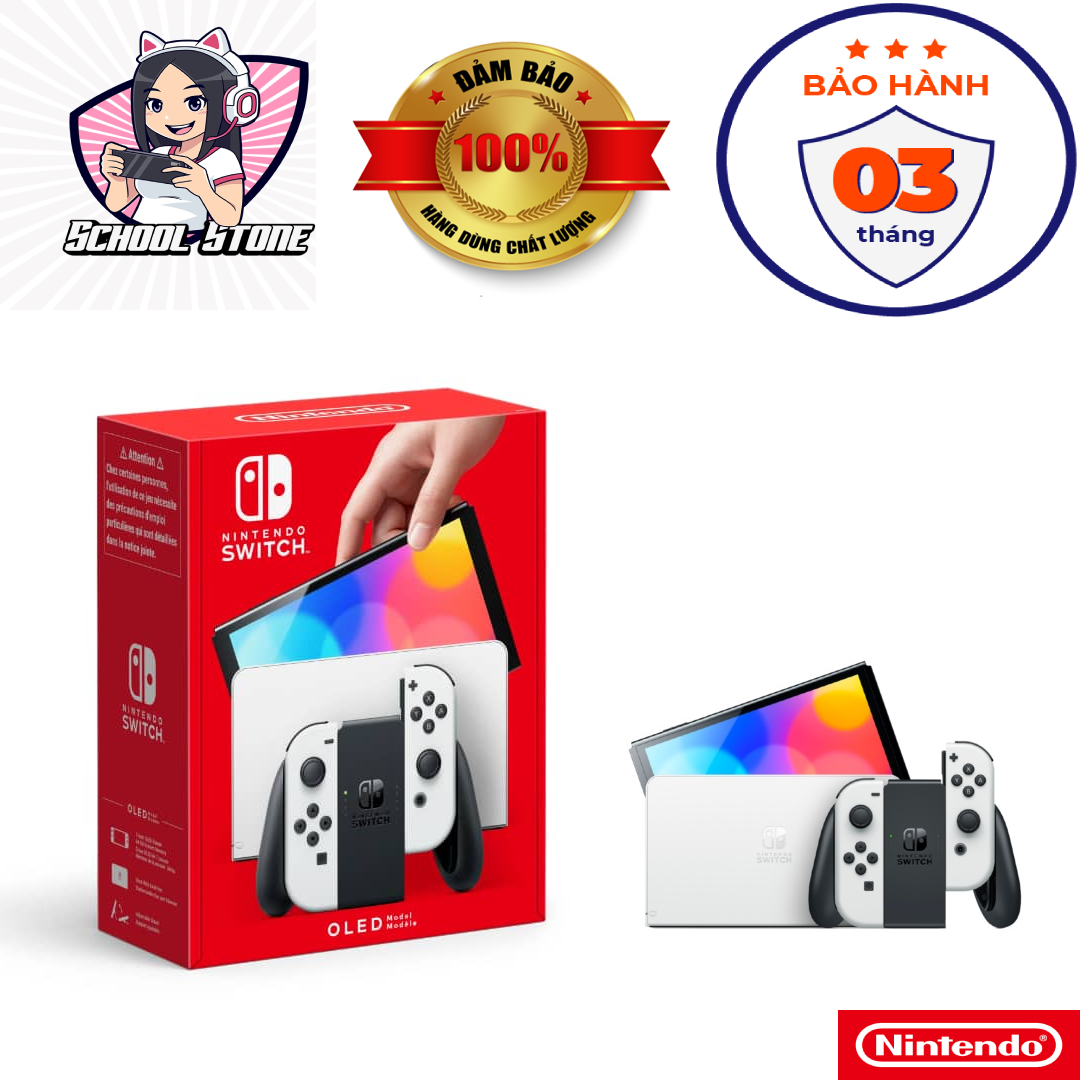 Nintendo Switch OLED Likenew 99% FULLBOX White + BH 3 tháng