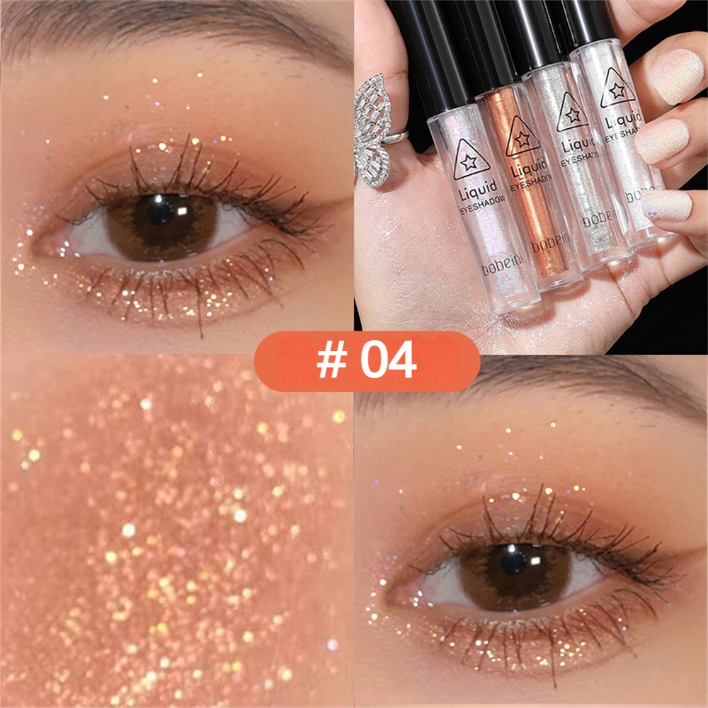 MerMer store Bobeini Liquid Glitter Eyeshadow Sparkle Highlighter Sequins Shimmer Makeup Highlighter Make Up Eyeshadow with Glitter COD