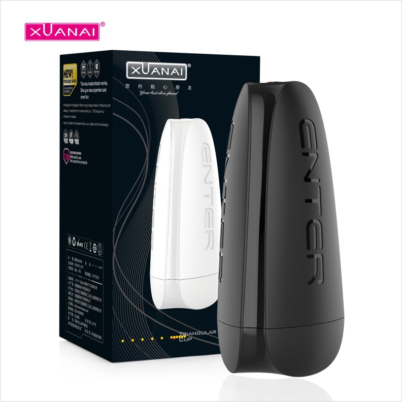 SG Seller) XuanAi 12 Frequency Strong Vibrator Automatic Masturbator Male  Masturbation Cup Realistic Vagina Real Pussy Deep Throat Sex Toy For Men