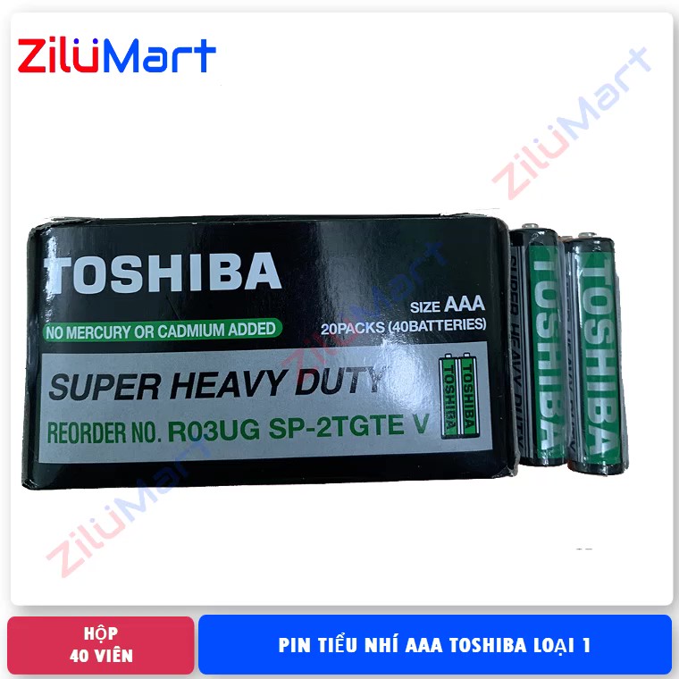 Pin Toshiba AAA (combo 10 viên) loại tốt