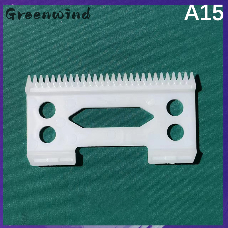 2-Hole Stagger-Tooth Ceramic Movable Blade Cordless Clipper Replaceable Blade For Shear Clipper