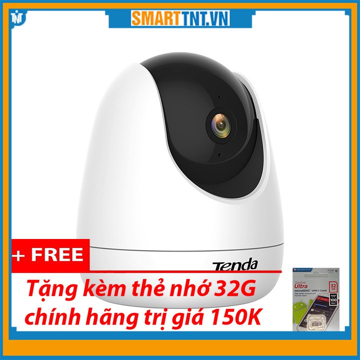 Camera ip wifi tenda cp3 full hd 1080p xoay 360° kèm thẻ nhớ 32g,64g - chính hãng..