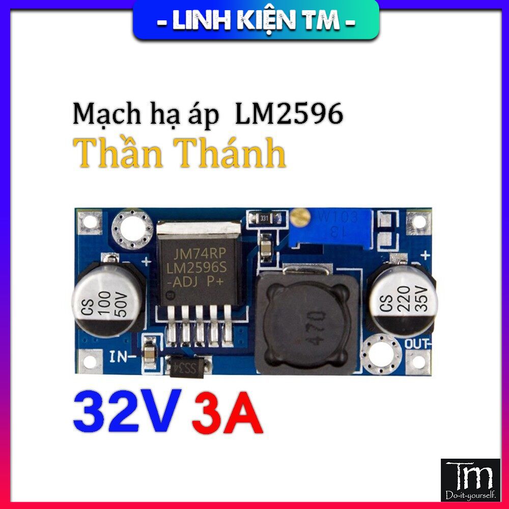 Mạch hạ áp buck lm2596 30v 3a thần thánh