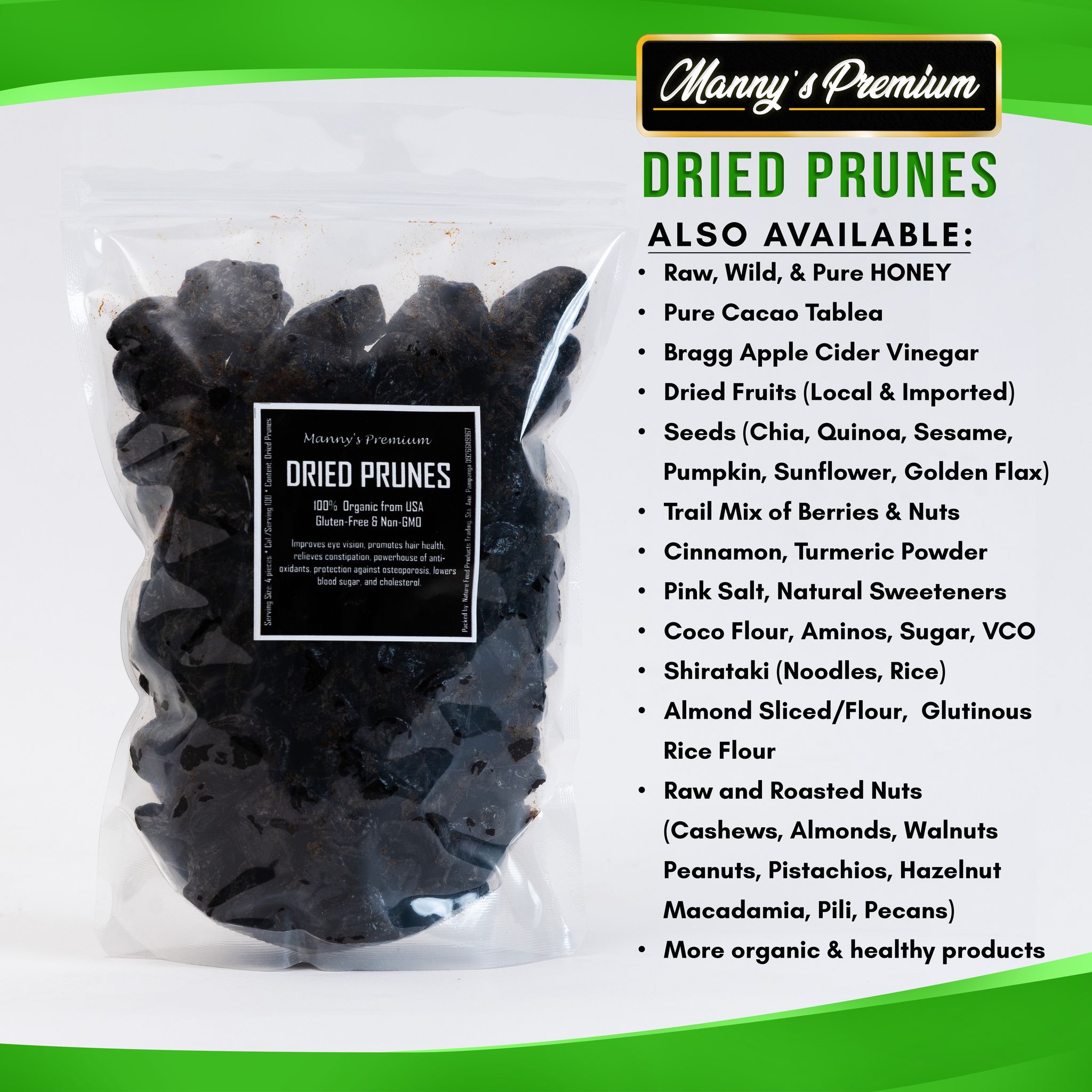 Dried Prunes 1kg Pitted Organic Set Of 2 500g Lazada Ph