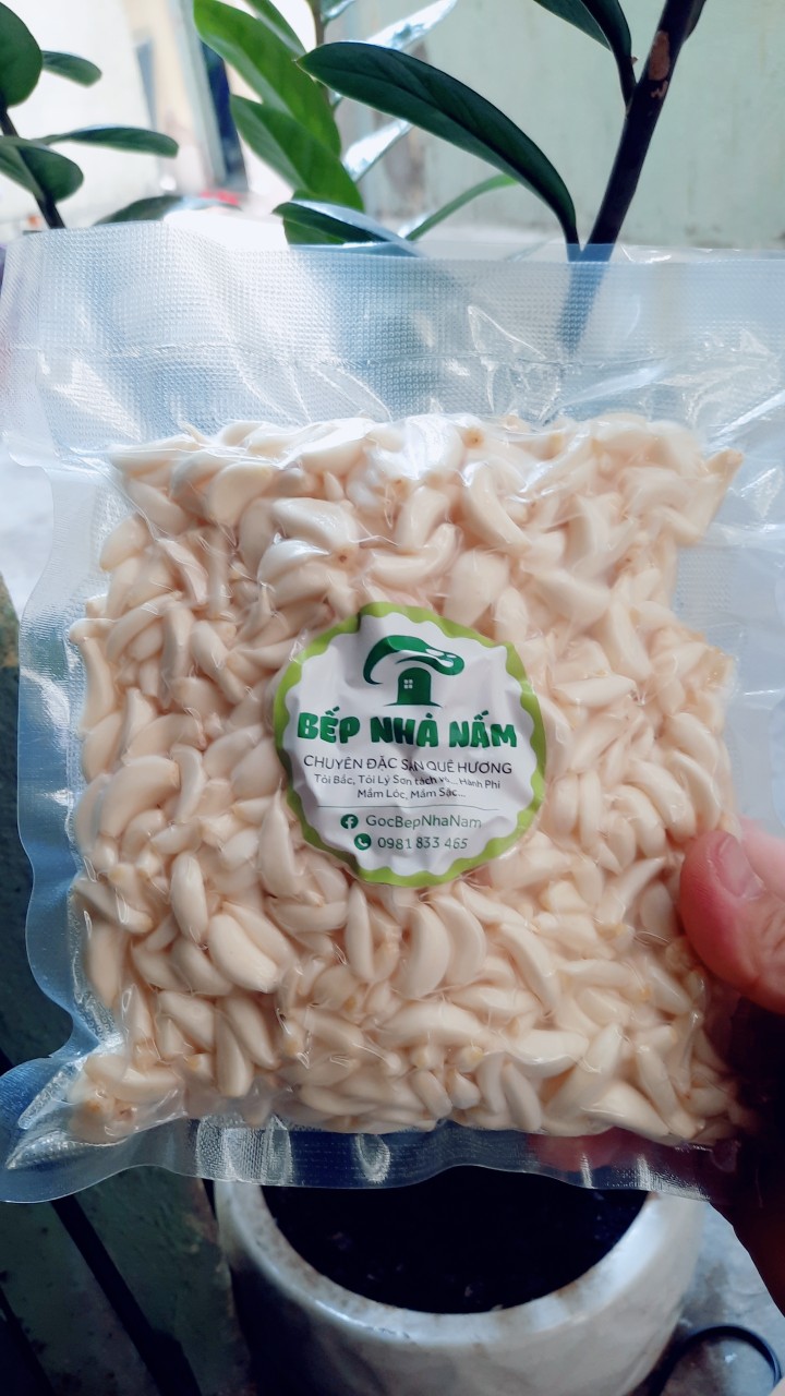 Tỏi LÝ SƠN -1Kg 2 gói Lột Sẳn Lột Khô Thủ Công CHỈ LỘT KHI CÓ ĐƠN