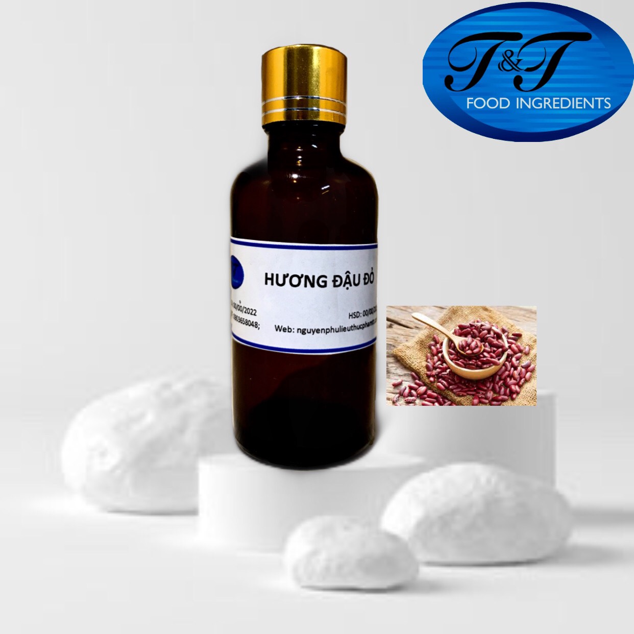 Red Bean Flavour - Hương Đậu Đỏ dùng cho chế biến thực phẩm (bánh, trà, kem)