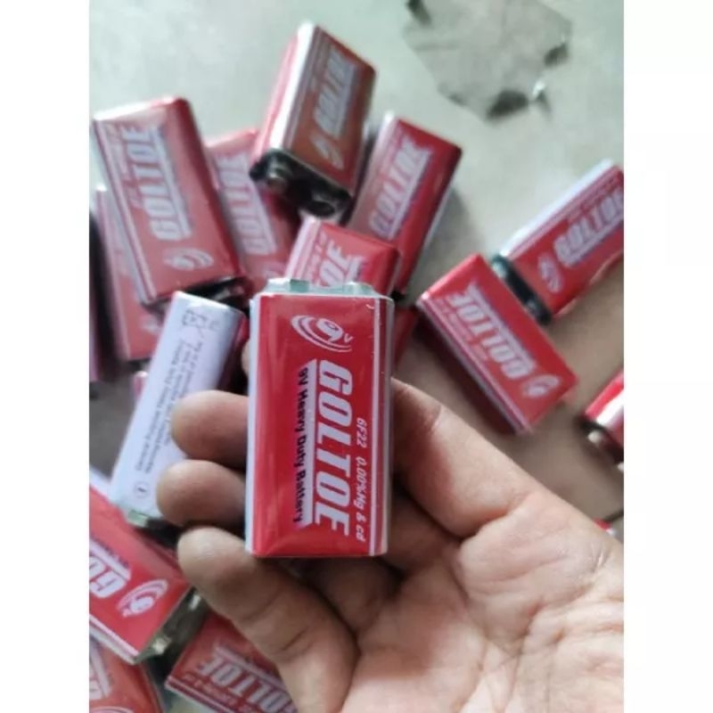 Hộp 10 viên pin vuông 9v
