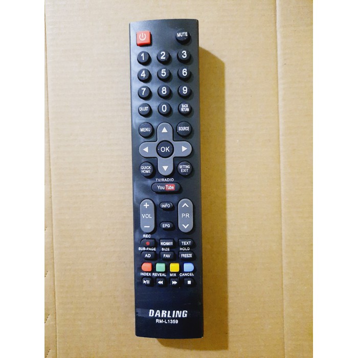 [Hàng chất lượng cao BH 1 năm] REMOTE ĐIỀU KHIỂN TIVI DARLING SMART MẪU 3