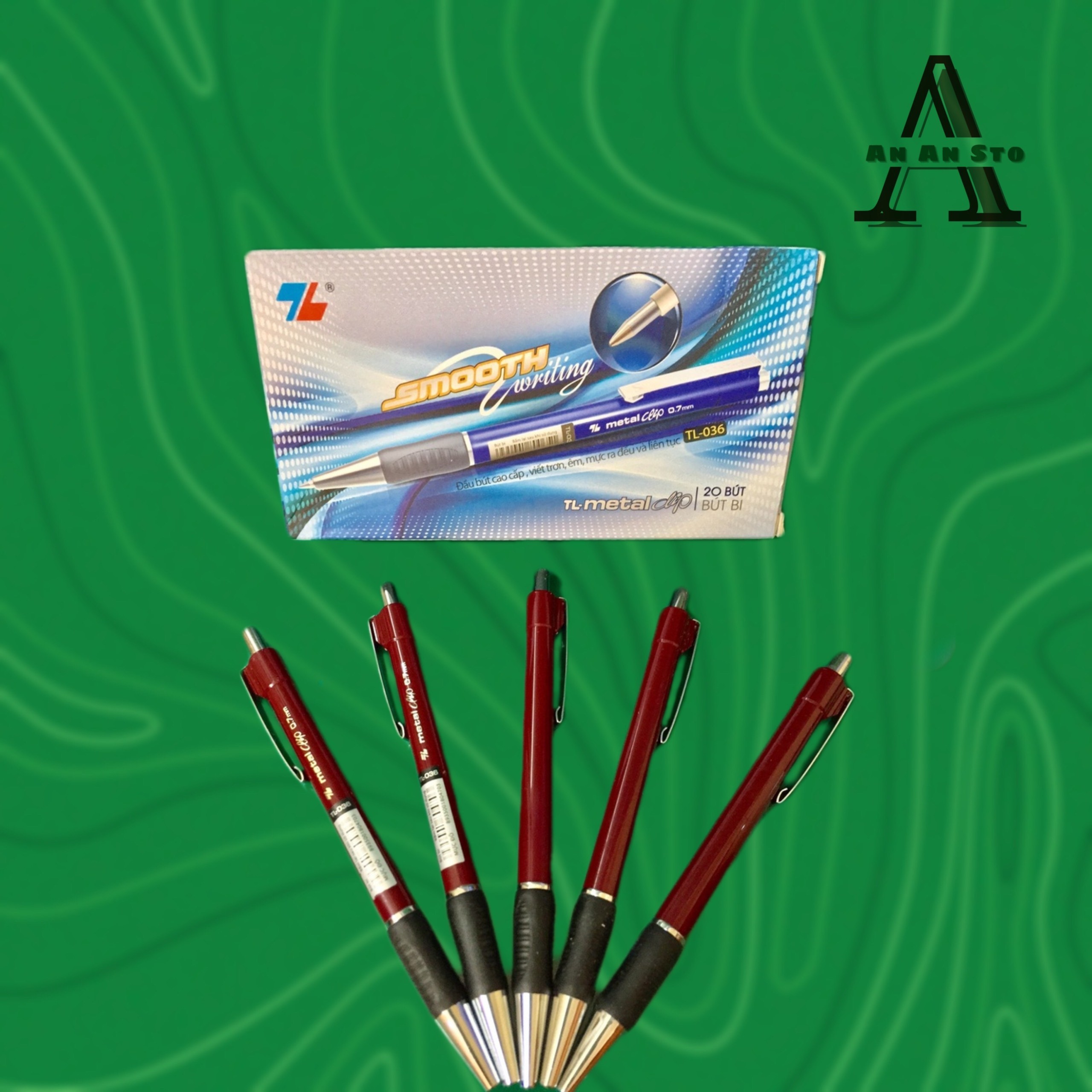 BÚT BI THIÊN LONG TL - 036 0.7MM, 3 MÀU