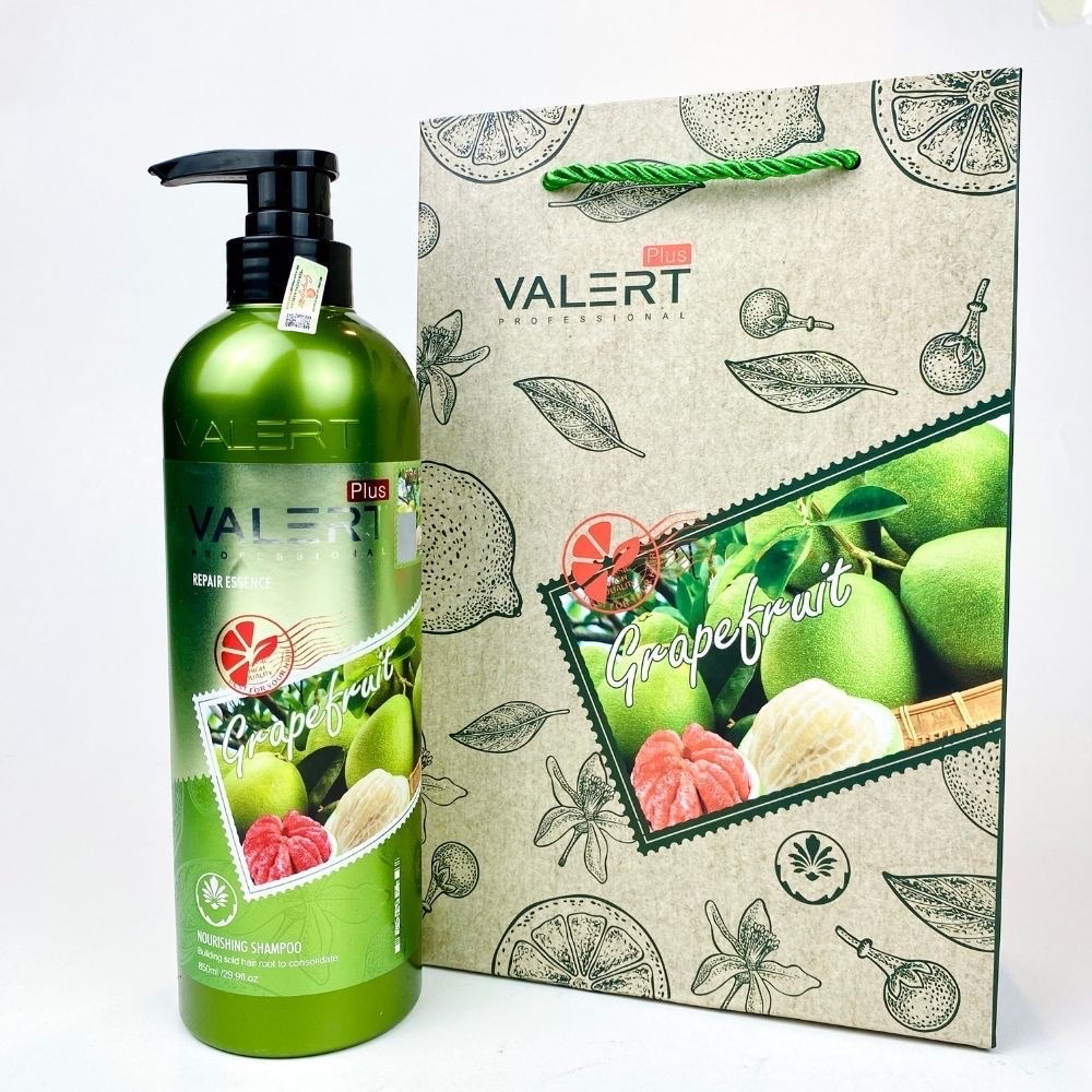 [HCM]Cặp Dầu Gội Xả Bưởi Cao Cấp GRAPEFRUIT VALER 850mlx2
