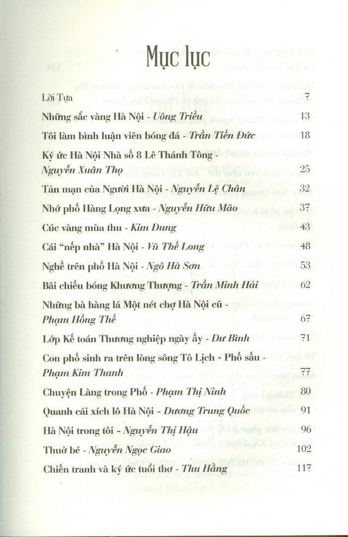 Chuyện người Hà Nội * * (Bìa cứng)