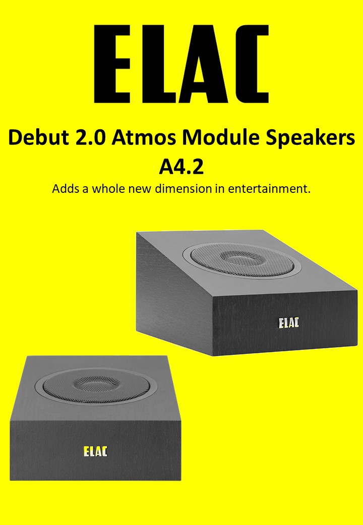 Elac a4 atmos sales speakers