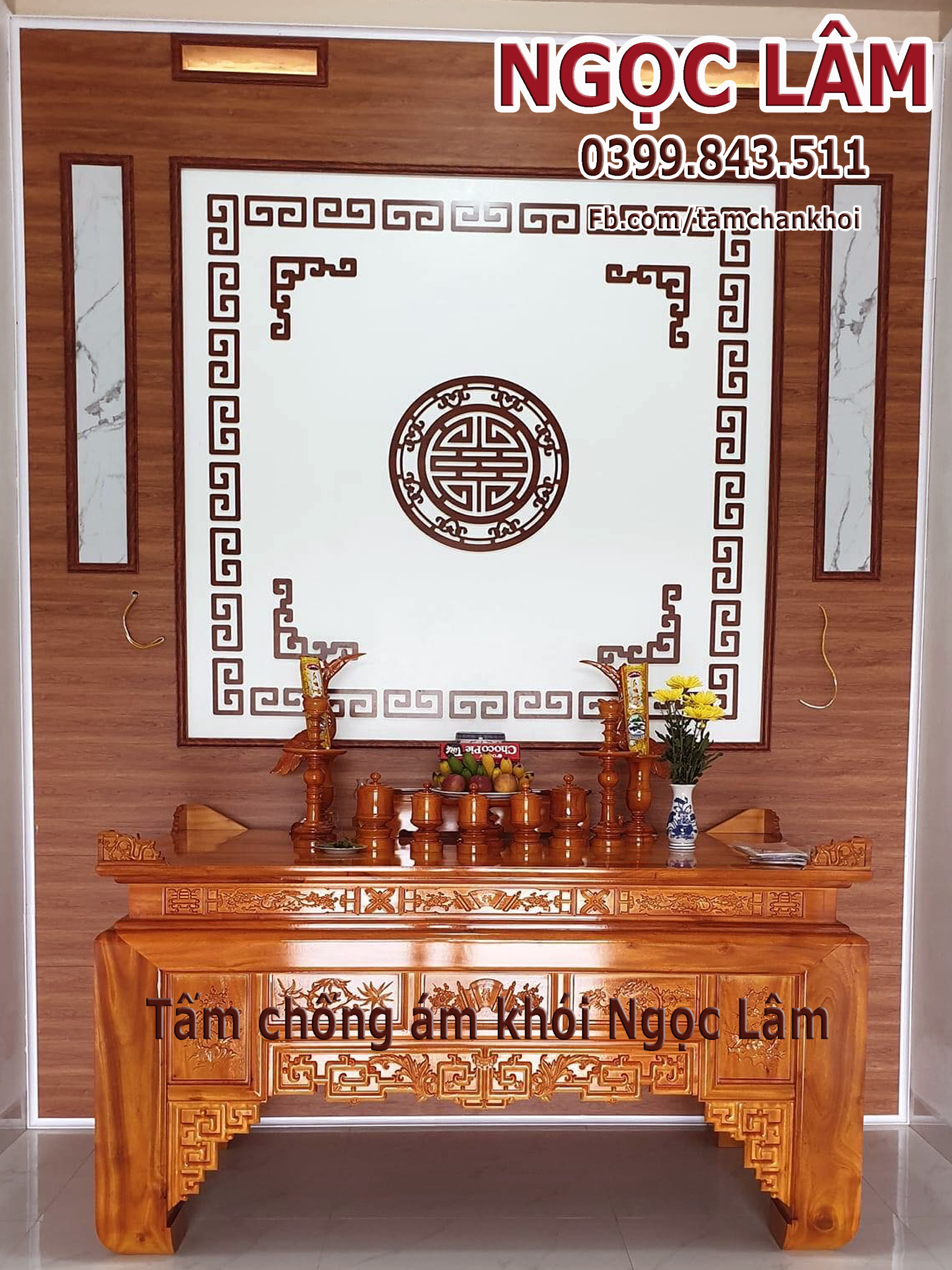 Viền trang trí ban thờ 10x20cm