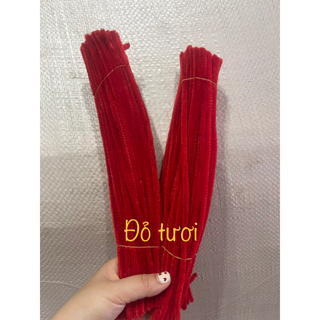 Kẽm nhung bó 100 sợi đủ màu