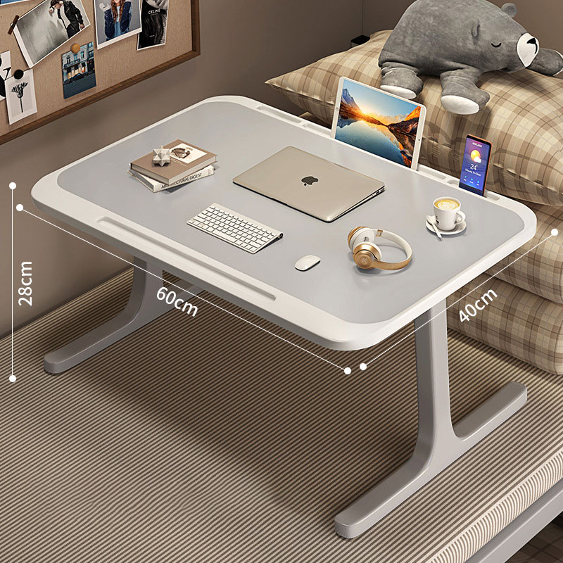 Gateleg table Bed folding table work from home Notebook desk Small desk in bed Student dormitory study desk Multifunctional household folding small table
