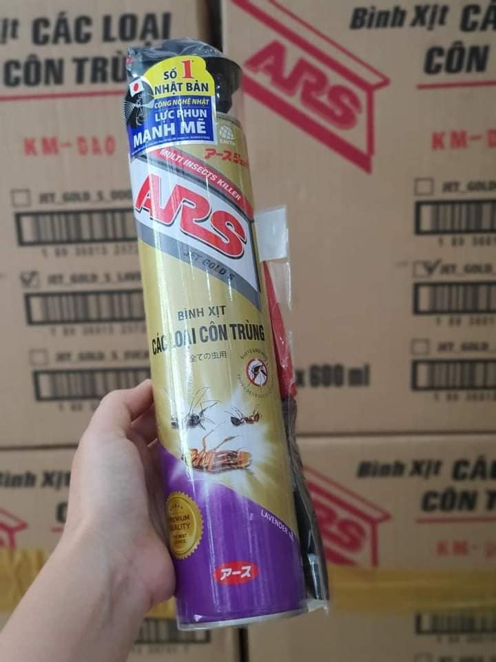 Bình xịt muỗi và côn trùng ARS 600ml