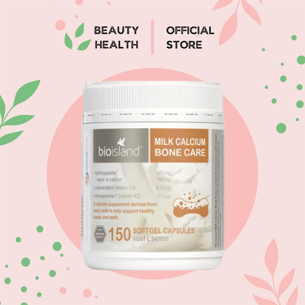 Bio Island Milk Calcium Bone Care 150 Softgel Capsules [BeautyHealth.sg] Lazada Singapore