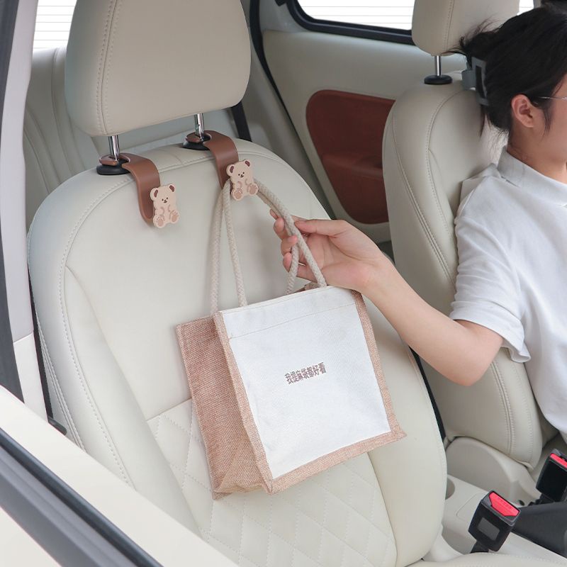 Car hook Seat back small hook cute cartoon rear multi-function rear seat hook