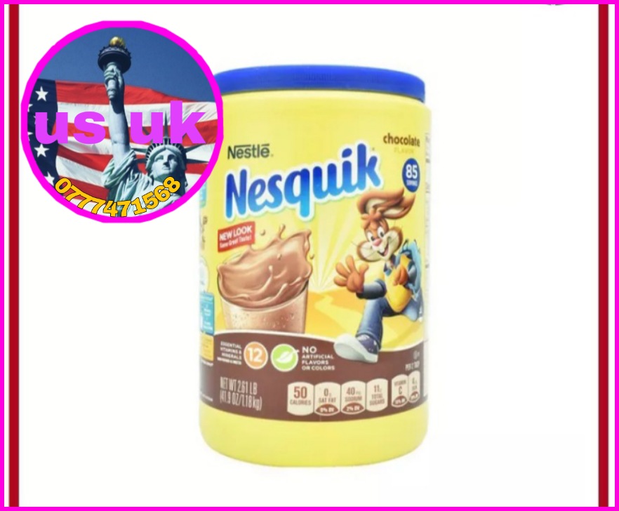 Bột sữa cacao nesquik nestle mỹ 1.275kg - usa