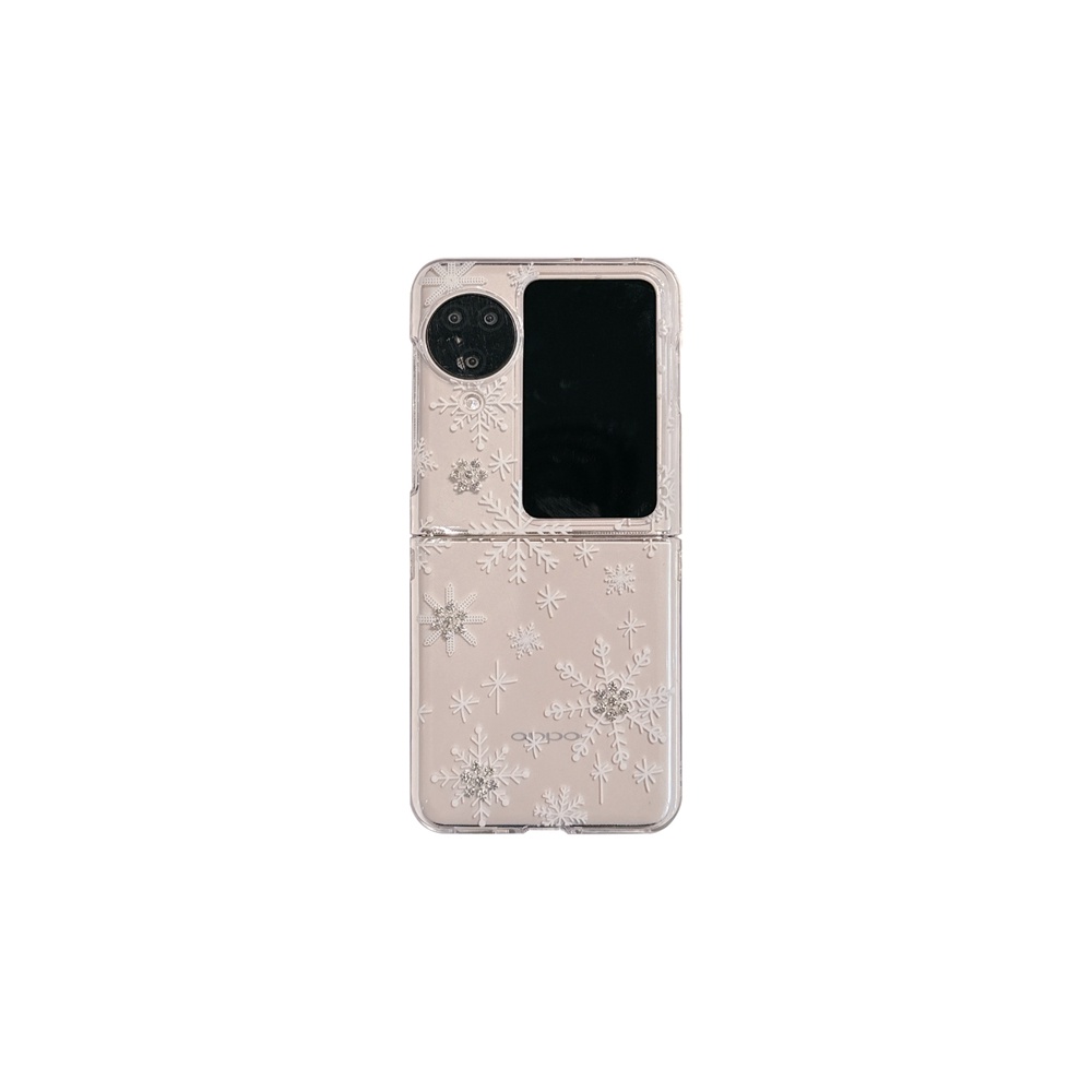 Clear anti-scratch casing n3flip hard pc for oppo find n3 flip back phone case