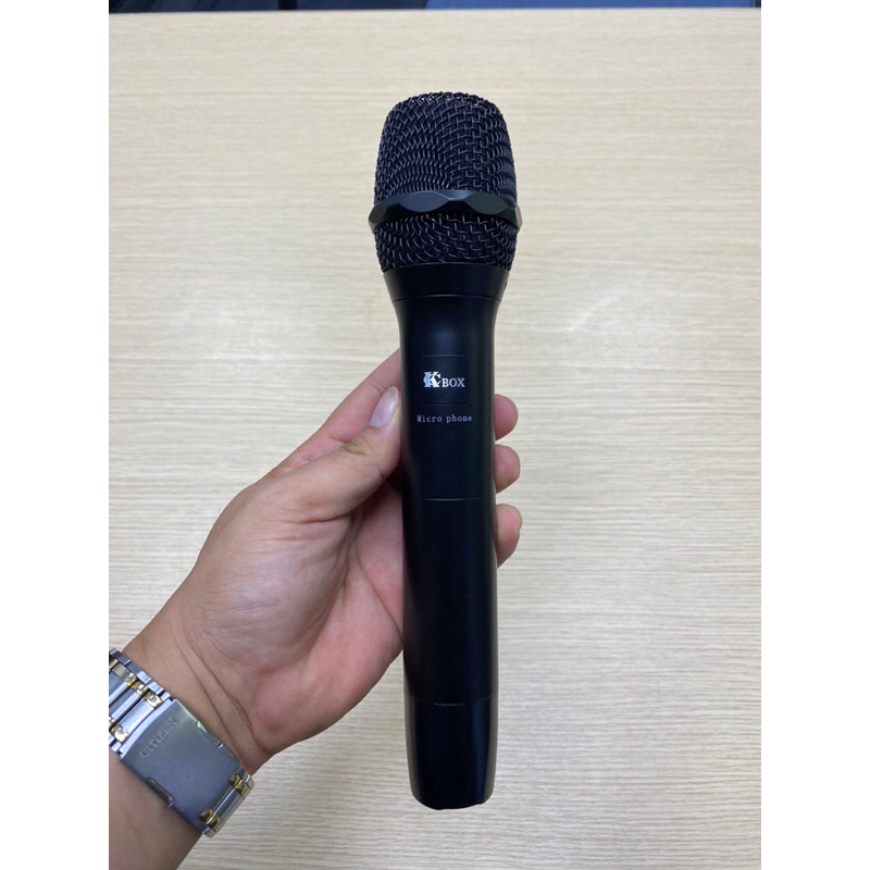 Micro Karaoke đa năng chính hãng KCBOX KC-M33 (2023, Mic UHF dò tần số sạch, bắt sóng mạnh, hát rất nhẹ, chống hú rít)
