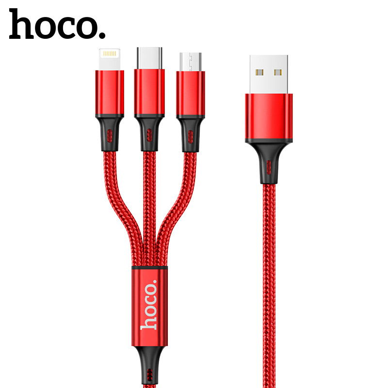 Cáp sạc hoco cx3 3in1