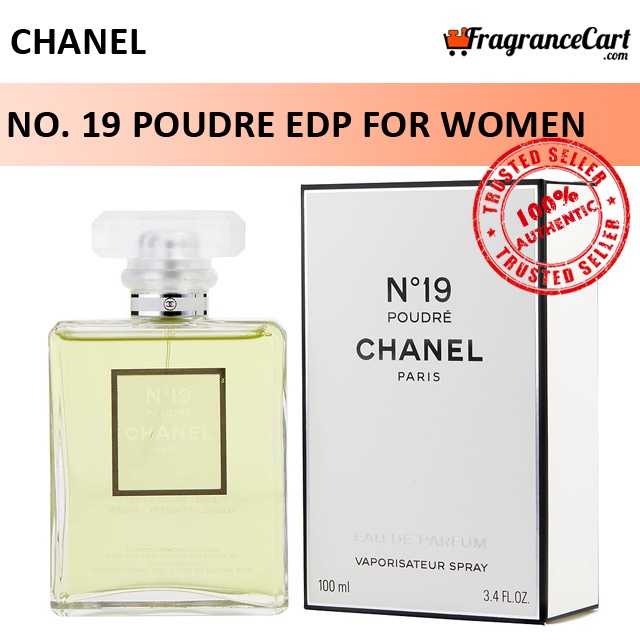 Chanel No. 19 Poudre EDP for Women (100ml) Eau de Parfum N°19 Poudré [Brand  New 100% Authentic Perfume/Fragrance]