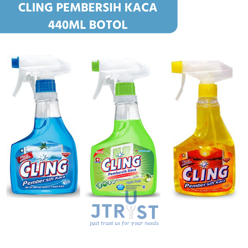 Cling Pembersih Kaca 425ml Refill And 440ml Botol Lazada Indonesia 0213