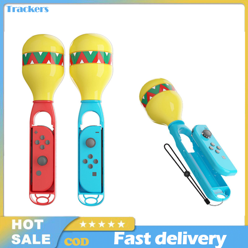 2pcs Game Sand Hammer Hand Grip Compatible For Switch Left Right Small Handle Controller Grips With Wrist Strap【Returnable within 15 days】