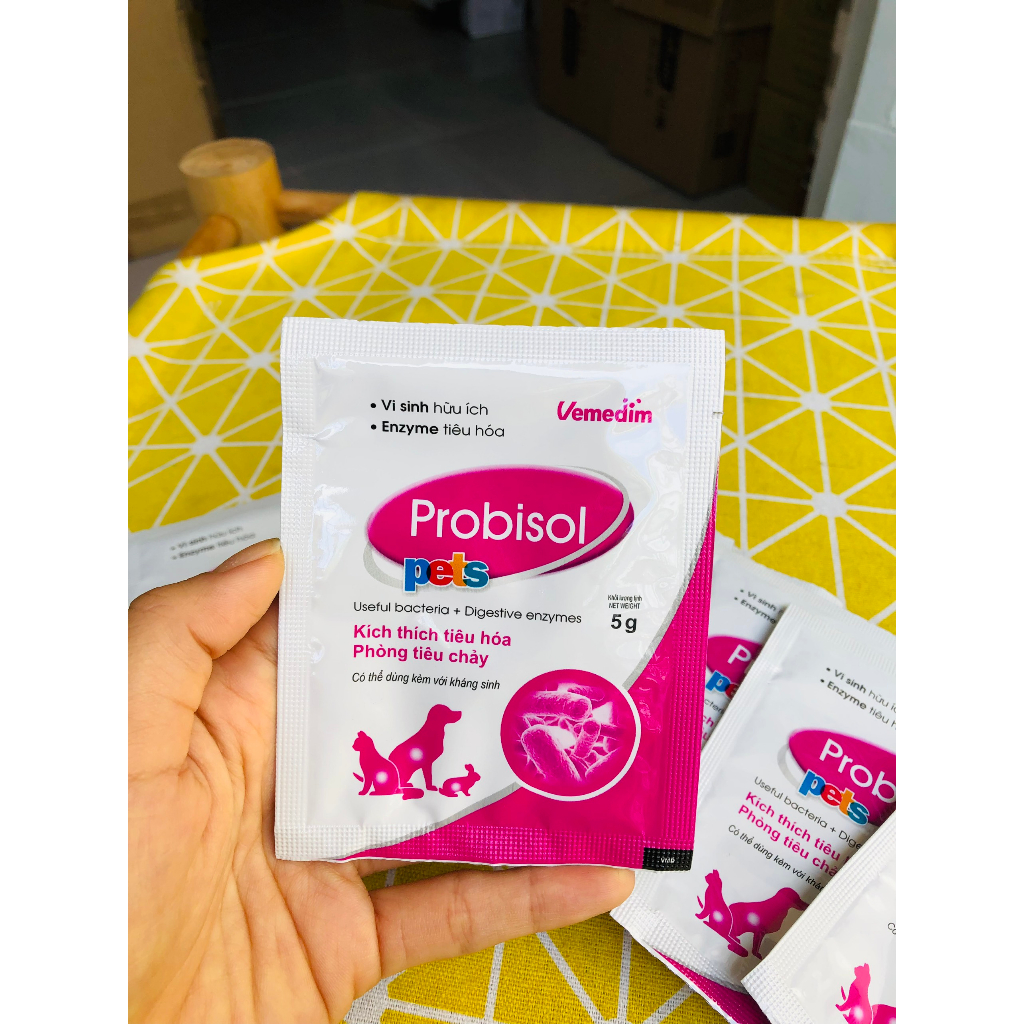 Digestive Enzymes for Dogs and Cats Probisol - Supports the Stimulation of the Digestive System, Helps Balance Intestinal Microflora