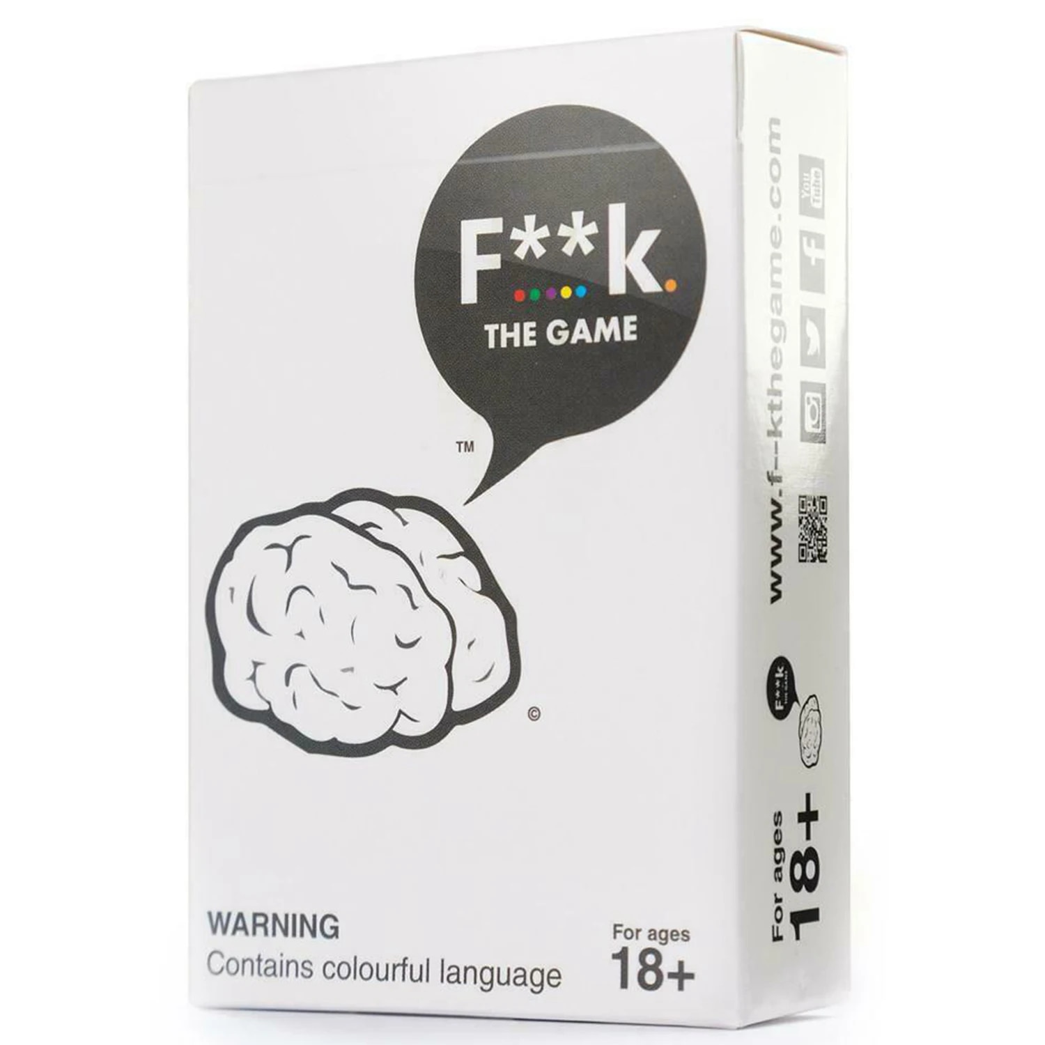 F k the game is a lively social party game, party board game, card game, and english board game