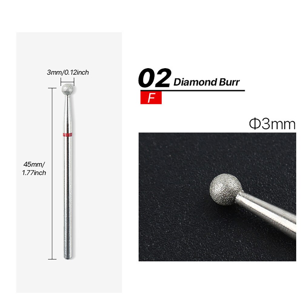 Đá mài mòn Cho Dụng cụ xoay đá mài Bánh Xe Đầu Móng Tay Sanding Tip Tẩy Tế Bào Chết Thép da chết Grit đầu tròn