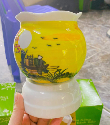 Đèn Xông Tinh Dầu Gốm Bát Tràng - TCMarts