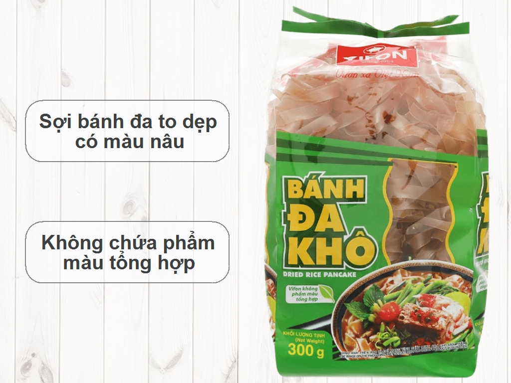 THỰC PHẨM KHÔ - BÁNH ĐA VIFON 300GR - 11140 MÌ THƯỜNG