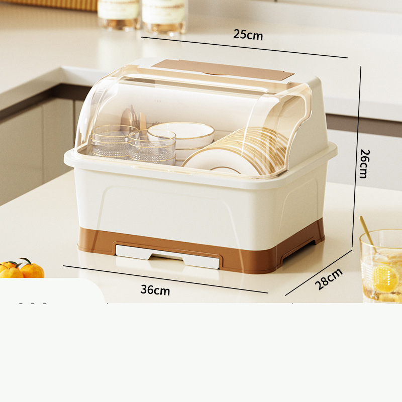 Bowls, chopsticks, storage box, kitchen, household, covered dormitories, dish storage rack, plastic cupboard, bowl box, and bowl rack that can be drained