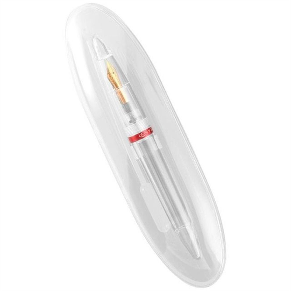 Mmluck 0.38/0.5mm transparent fountain pen acrylic clean calligraphy pen scrapbook diy ef/f nib student gifts