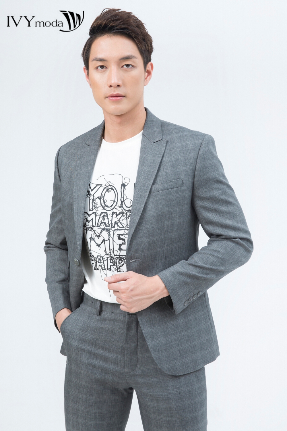 Áo vest Nam trẻ trung IVY moda MS 67E2107