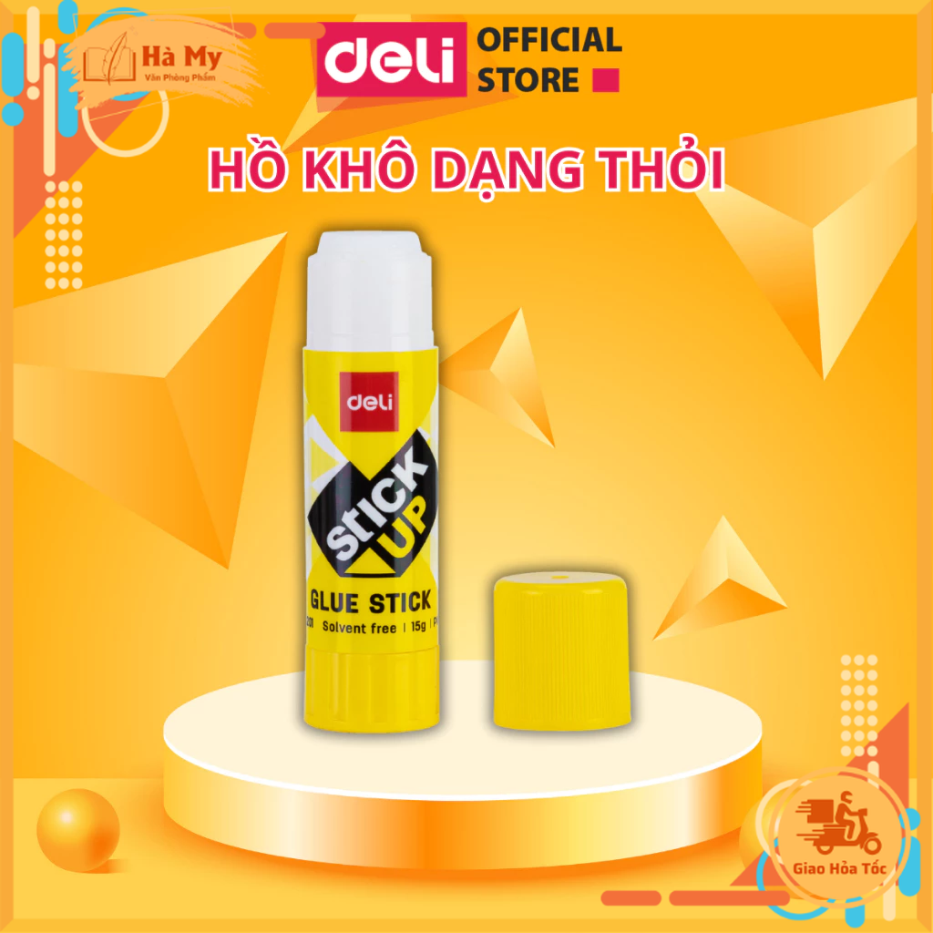 Combo 5 Lọ Hồ Khô Dạng Thỏi Deli 8g A20010 - Hiệu Quả Bám Dính Mạnh, Ít Mùi, Khô Nhanh Khi Sử Dụng