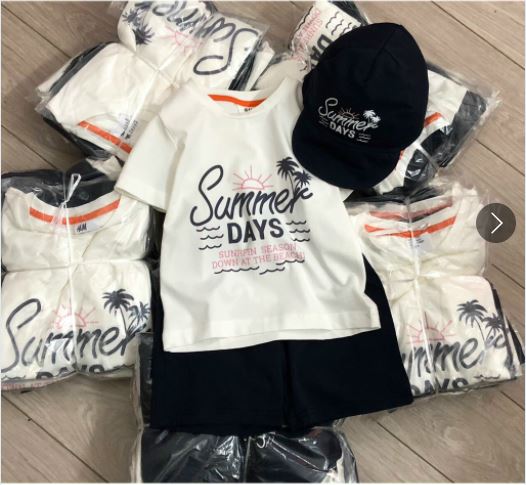 Bộ hè HM SUMMERDAY xuất dư cho bé trai