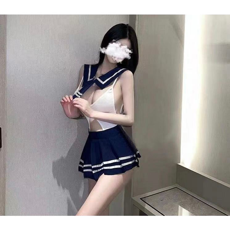 Váy Cosplay học sinh kèm cavat 940