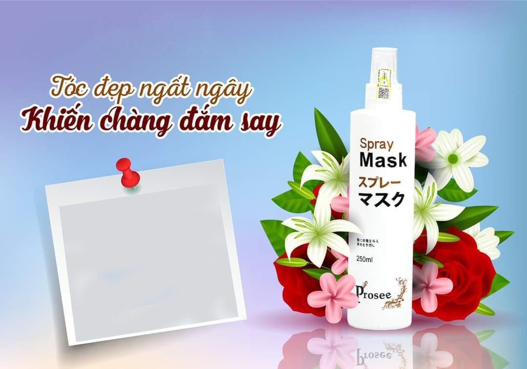 Xịt Dưỡng Prosee Spray Mask  Chăm Sóc Tóc Mềm Mượt 250ml