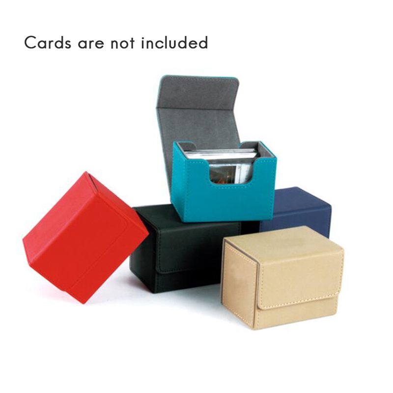 Card Box Side-Loading Card Box Deck Case for Mtg Yugioh Card Binder Holder 100+
