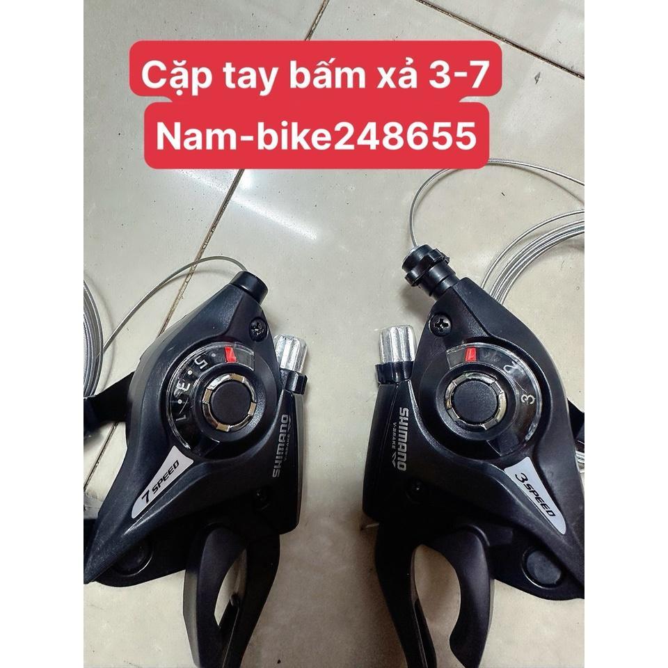 tay bấm xả 3-7 shimano .