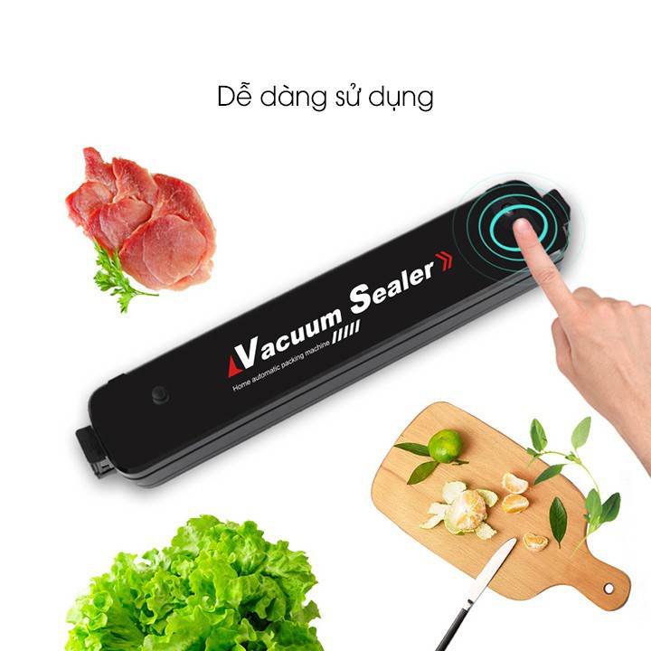 Máy hút chân ko thực phẩm, Hút chân không bảo quản thực phẩm Máy hút chân không thực phẩm cầm tay Vacuum Sealer