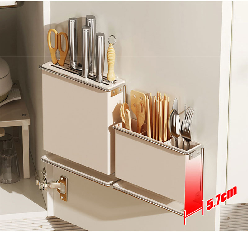 Dụng cụ nhà bếp còn lại Giá Treo Tường đũa dao nhà bếp đũa giá thoát nước giá lưu trữ không đục lỗ