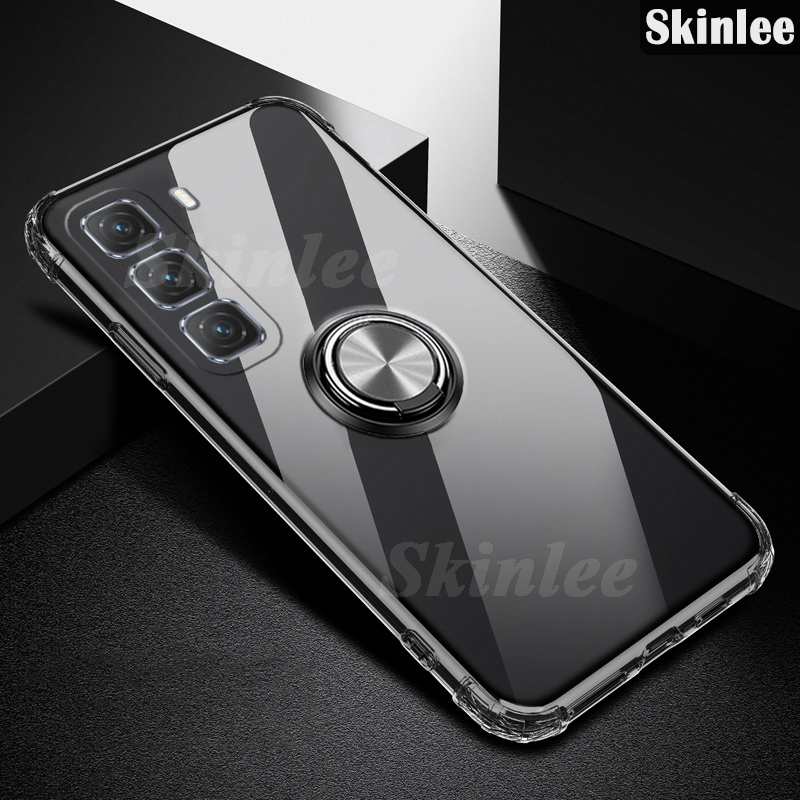 Phone case For infinix Hot 50 / 50 Pro / 50 Pro Plus Back cover Ring Holder Ultra Thin Transparent Car Navigation Soft Silicone Clear cover For infinix Hot 50 Pro+ Cover cases.